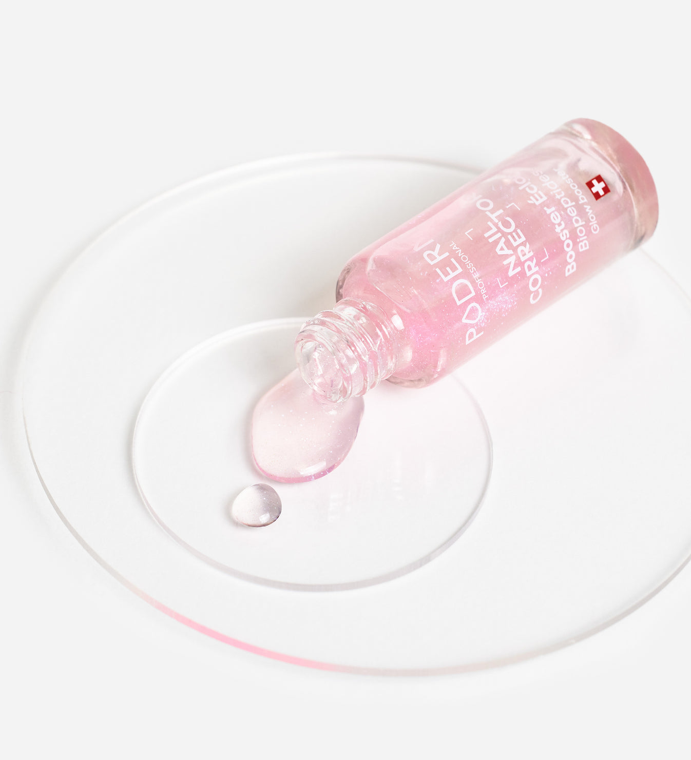 Texture du vernis Nail Corrector booster éclat biopeptides Poderm
