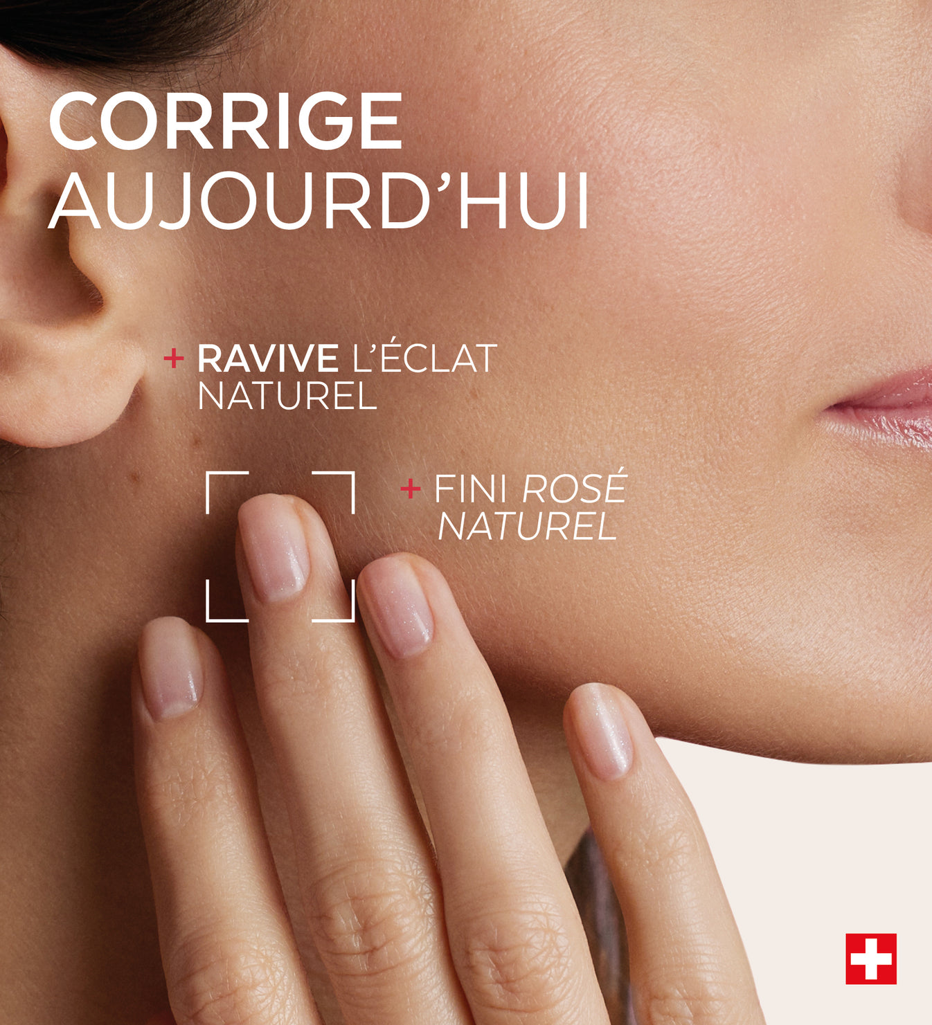 Bénéfices du vernis Nail Corrector booster éclat biopeptides Poderm booste l'éclat