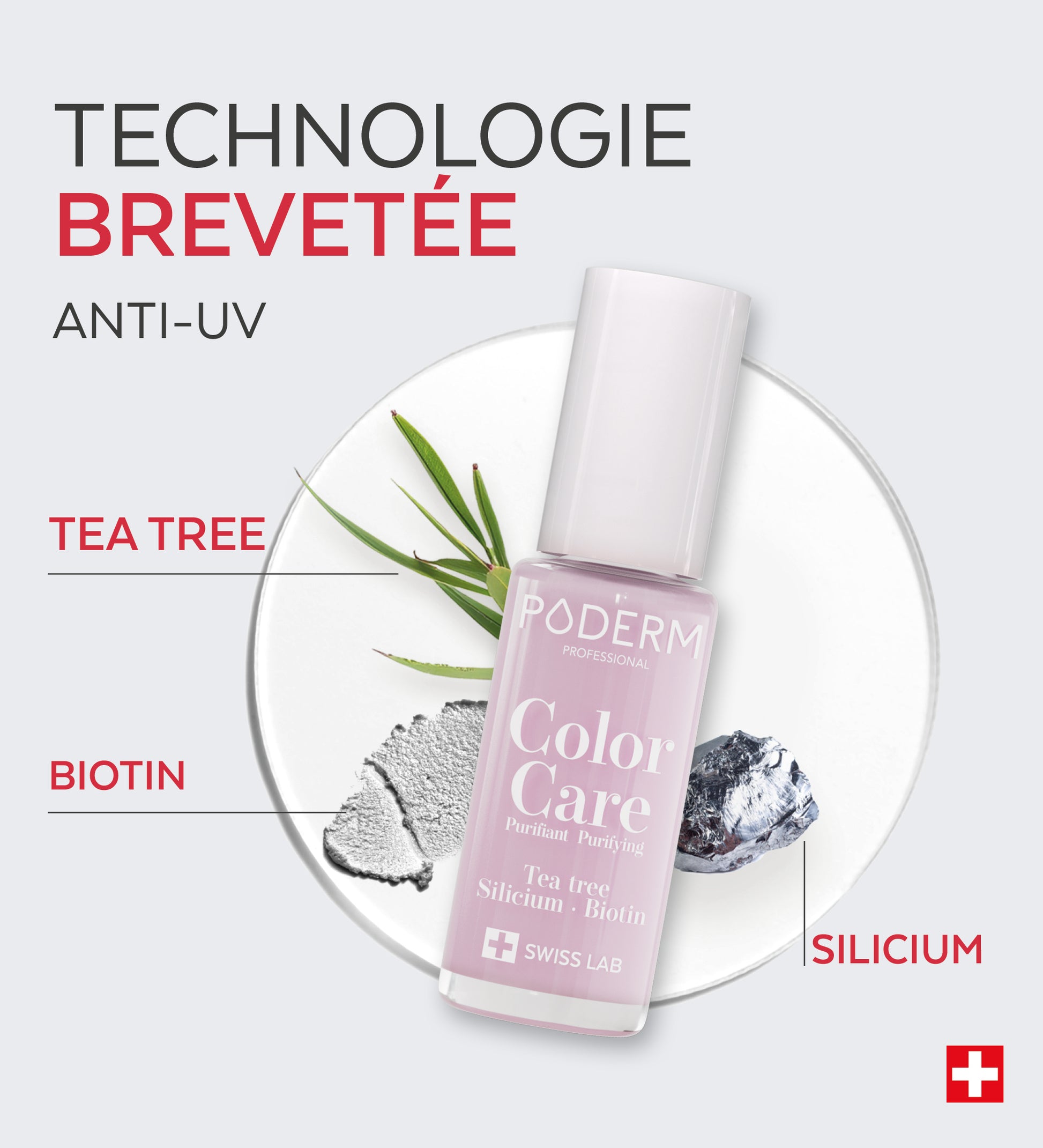 Vernis Color Care Tea Tree - Baby Pink