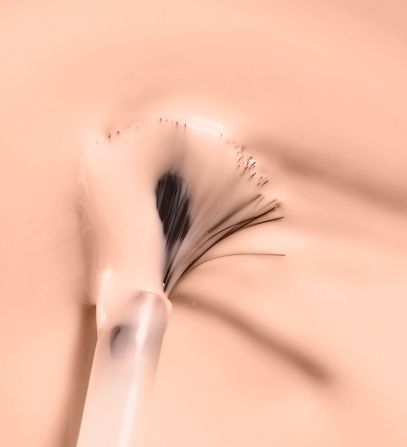 Texture du vernis Color Care beige Poderm