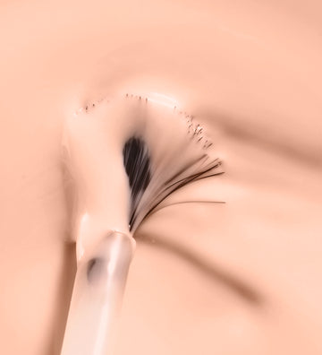Texture du vernis Color Care beige Poderm