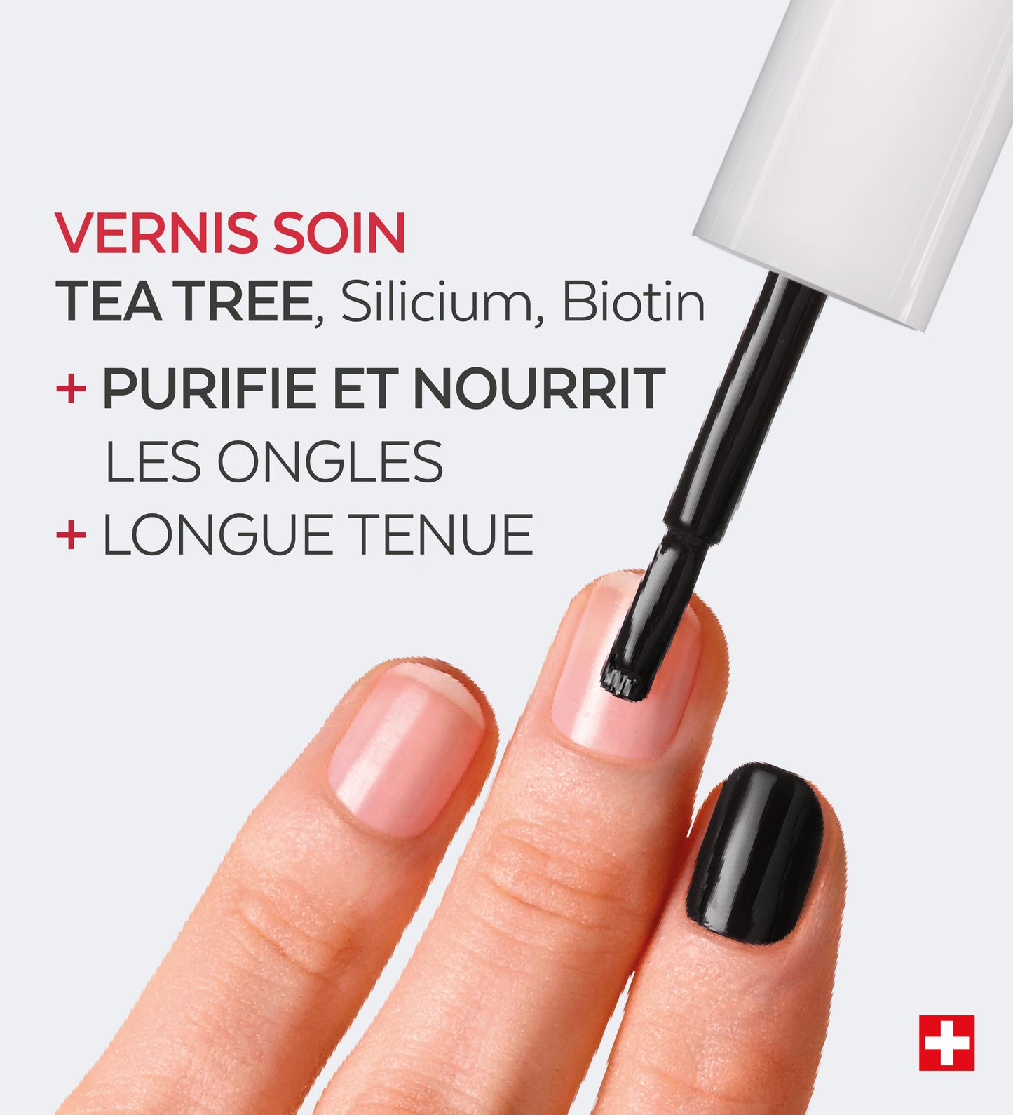 Vernis Color Care Tea Tree - Noir