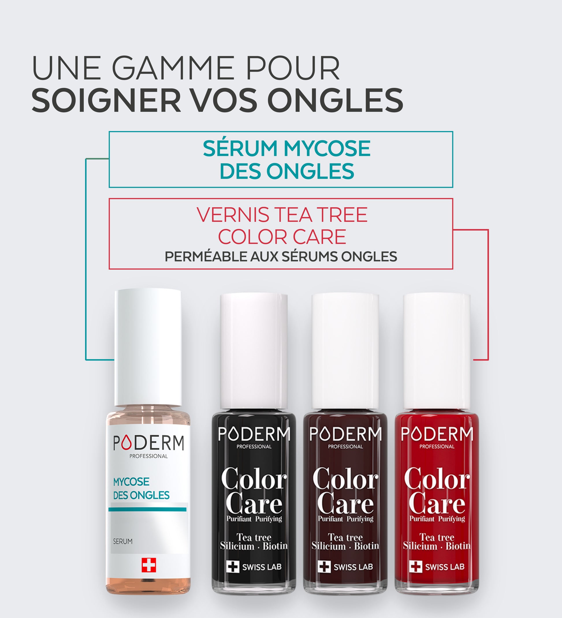 Vernis Color Care Tea Tree - Noir