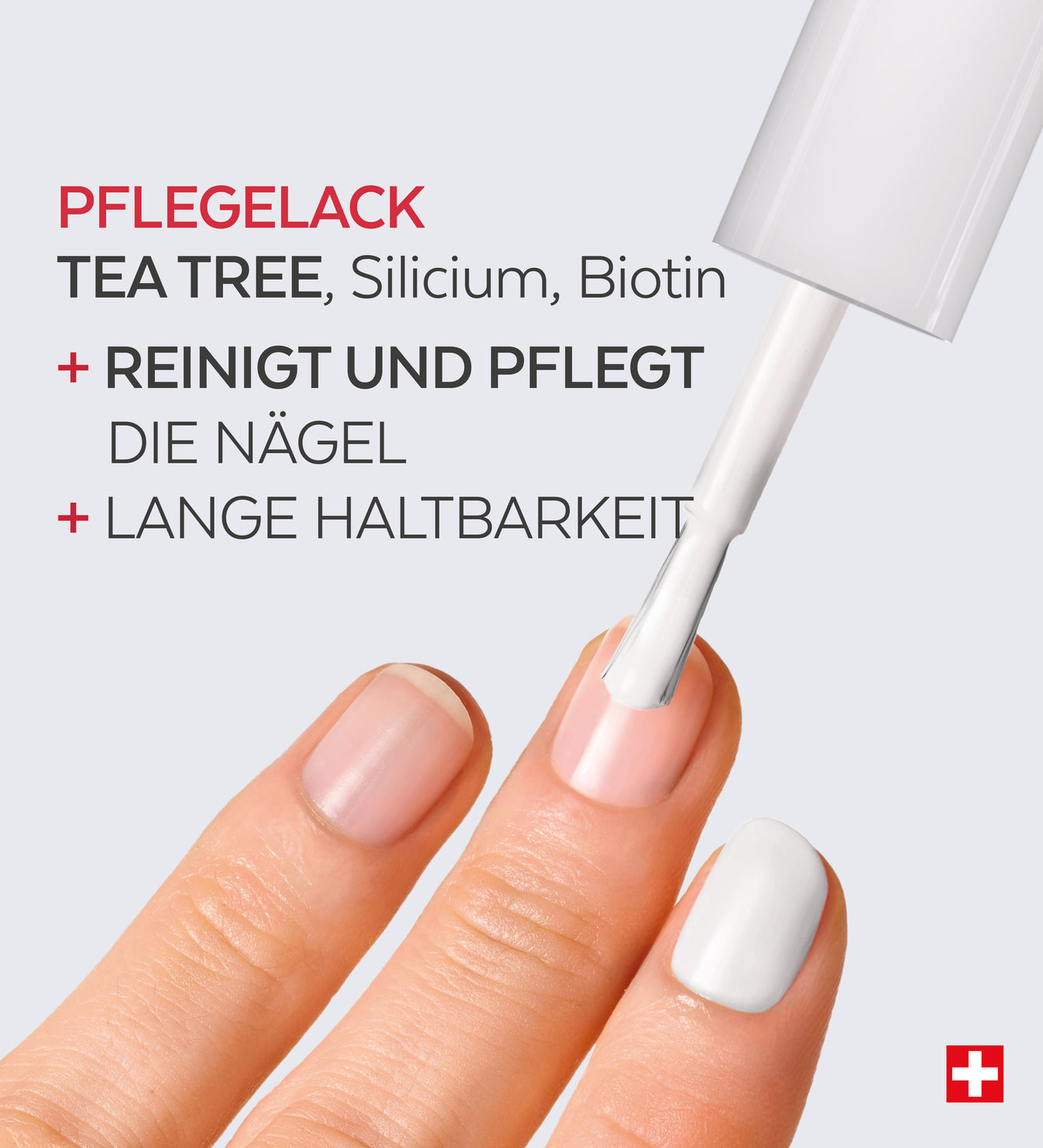 wie lange kann man nagellack aufbewahren Nagellack Color Care Teebaum - Weiß French