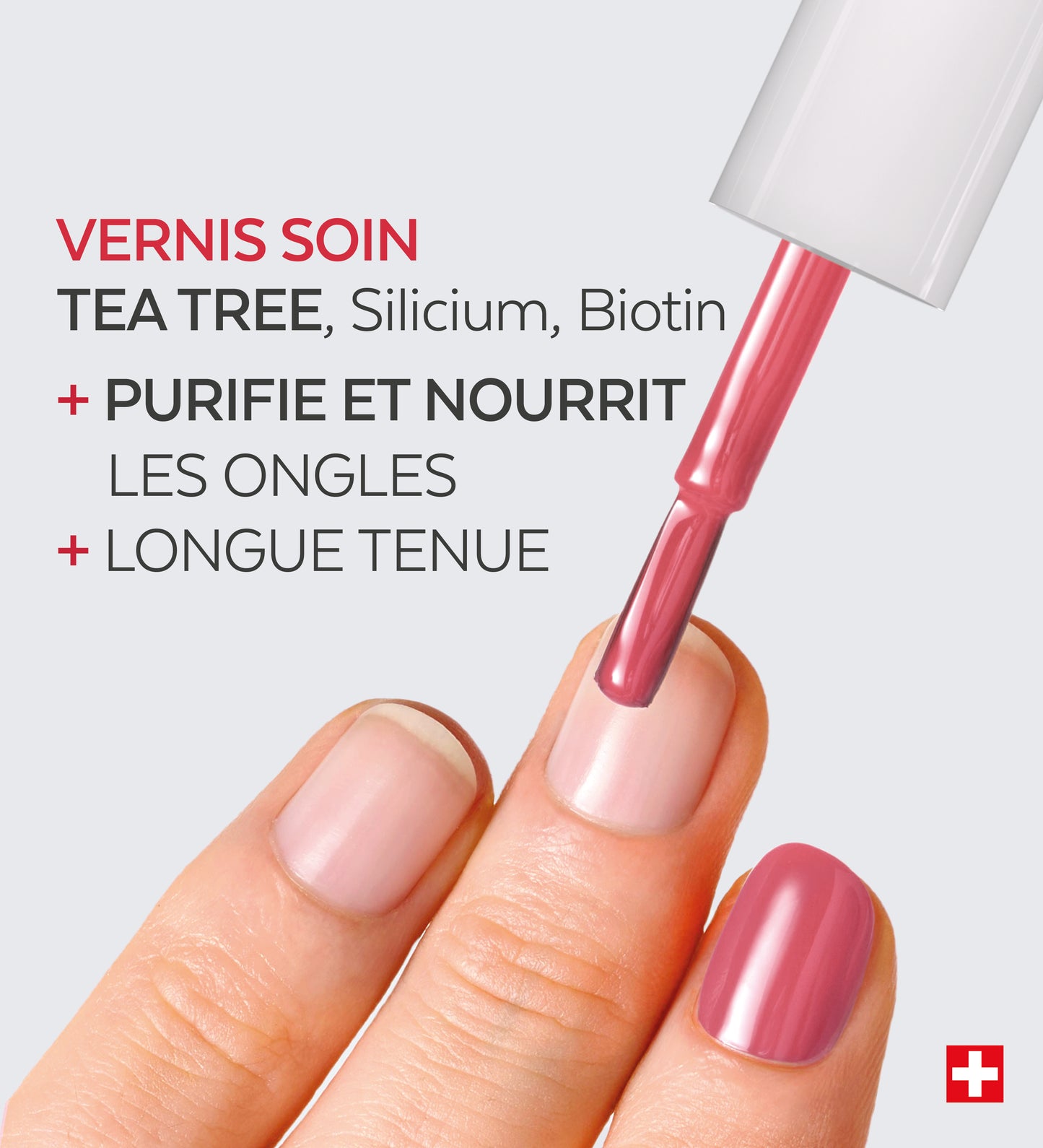 Vernis Color Care Tea Tree - Bois de Rose