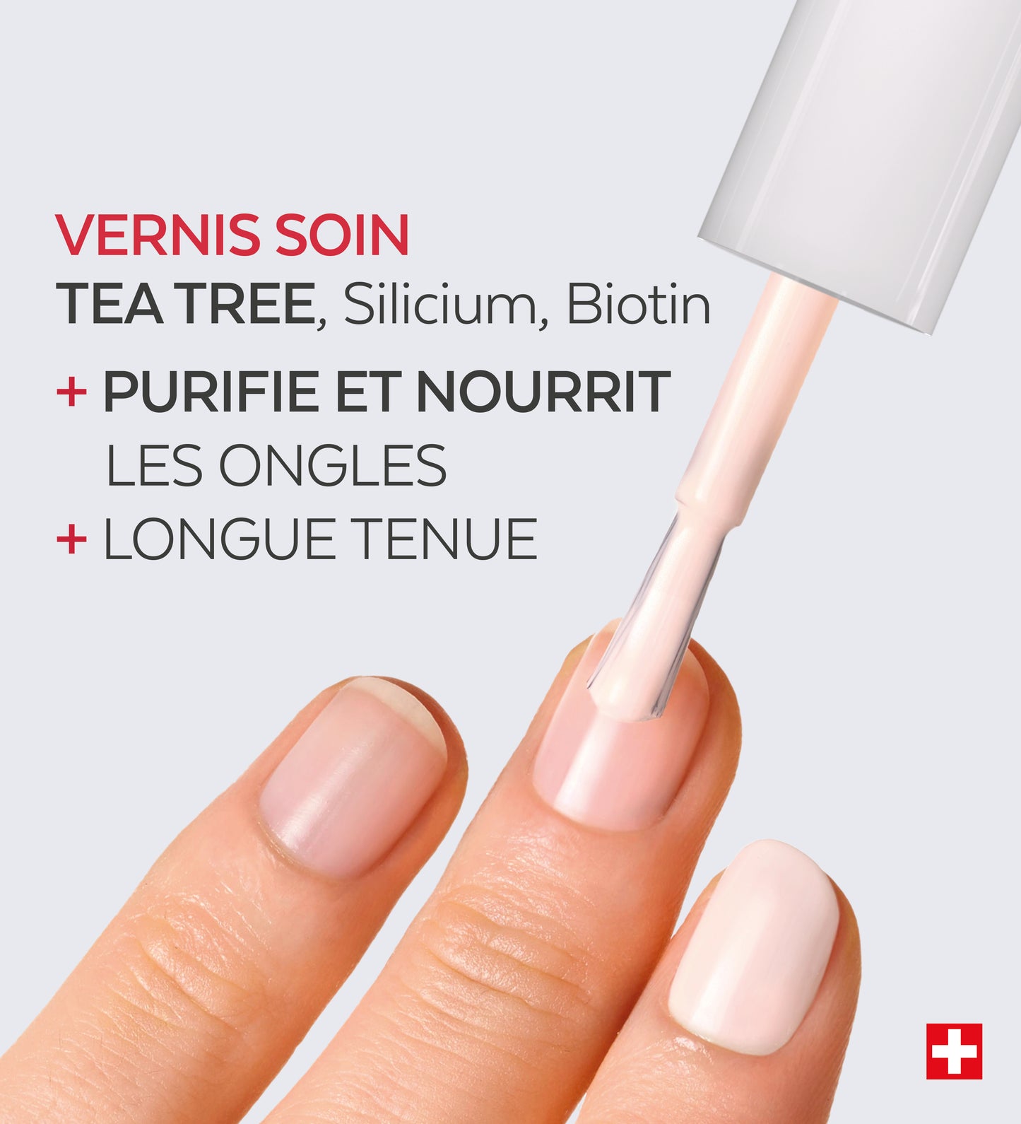 Vernis Color Care Tea Tree - Nude Blush