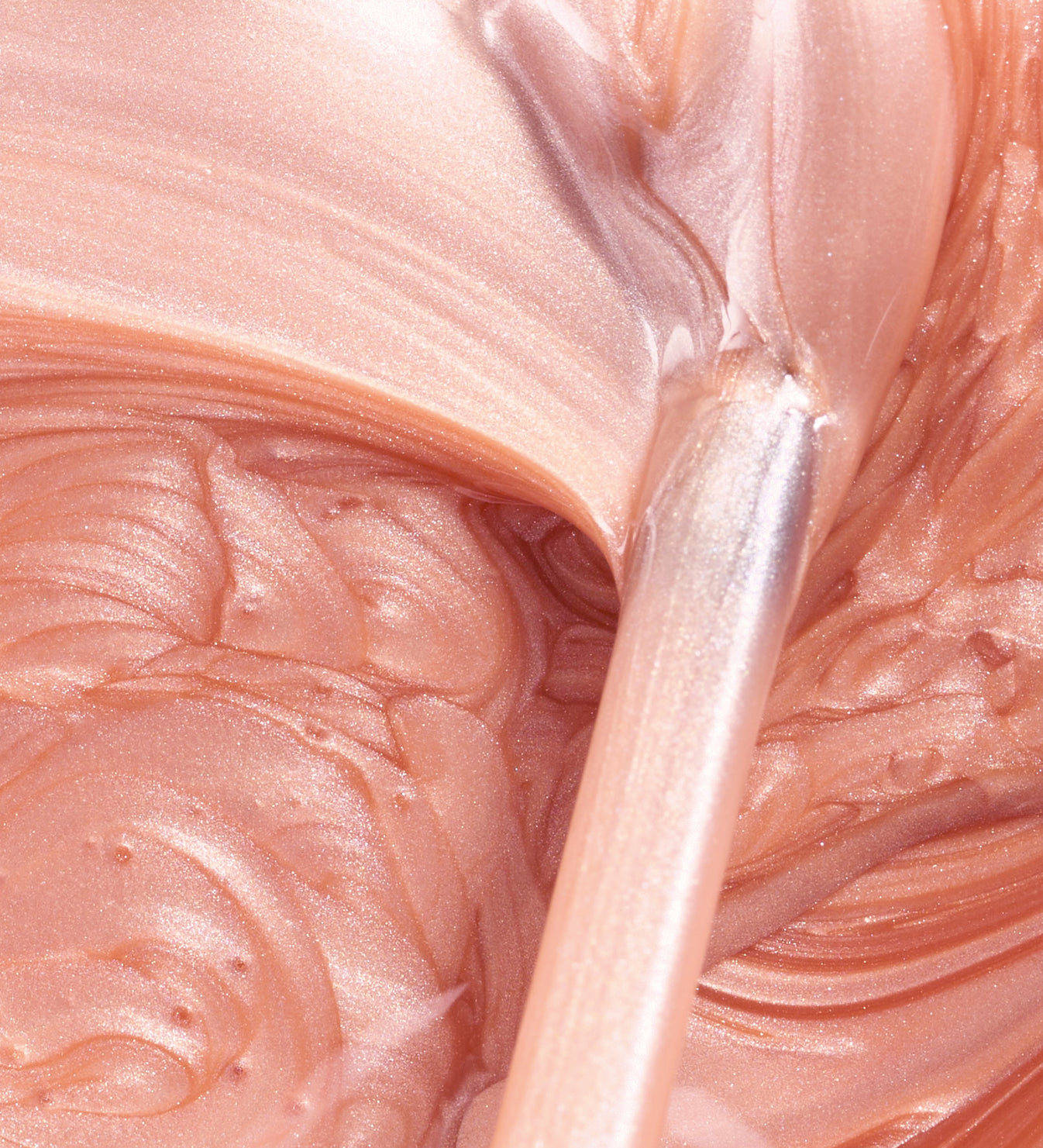 Texture du vernis Color Care or rose brillant Poderm