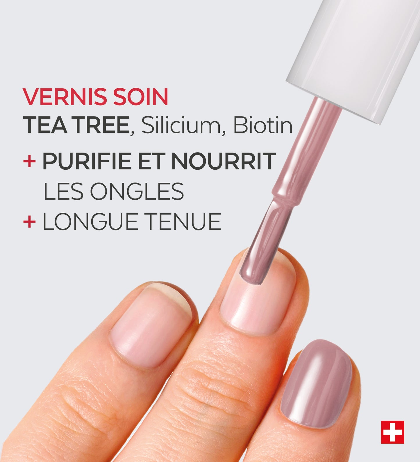 Vernis Color Care Tea Tree - Parme