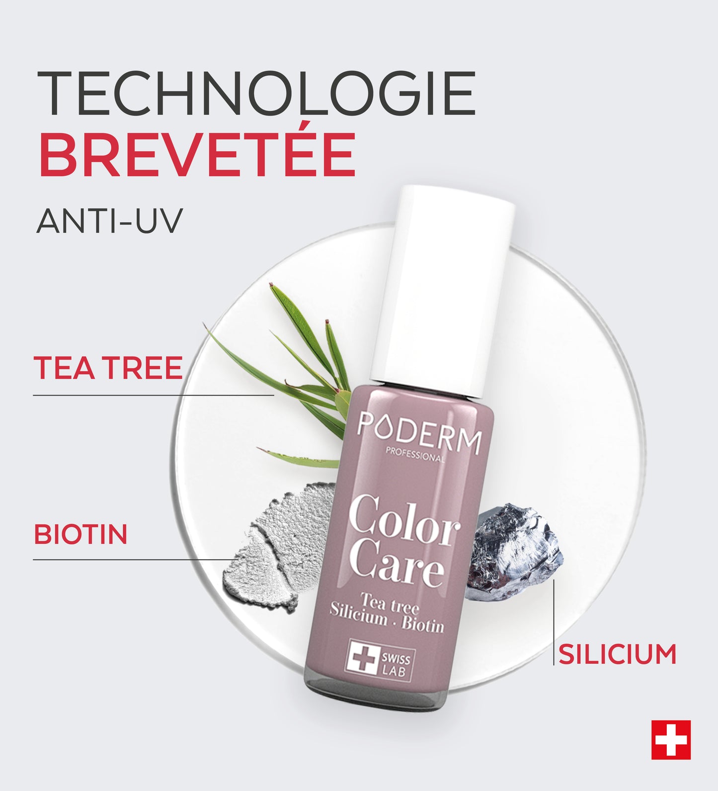 Vernis Color Care Tea Tree - Parme