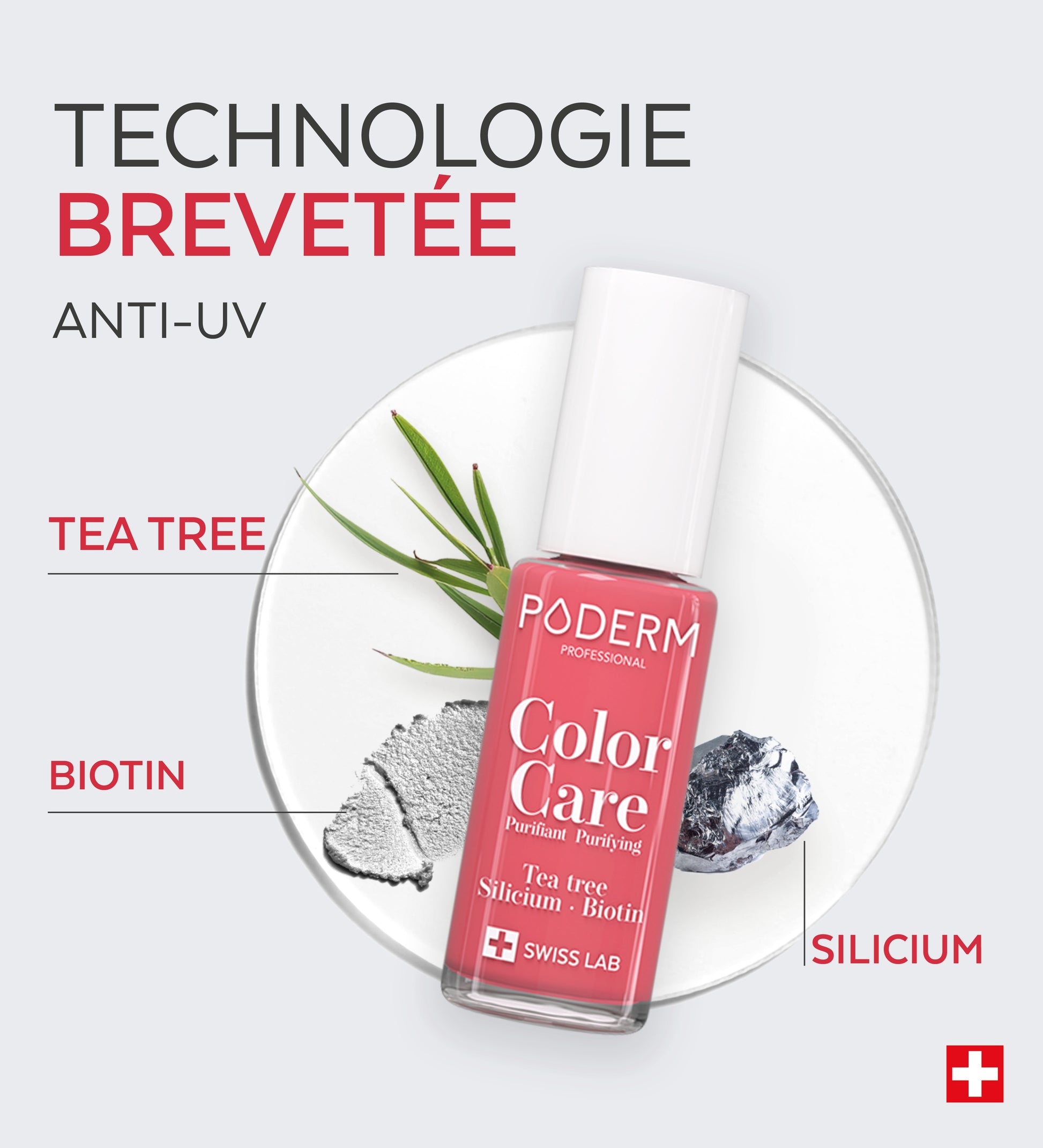 Vernis Color Care Tea Tree - Rose Corail
