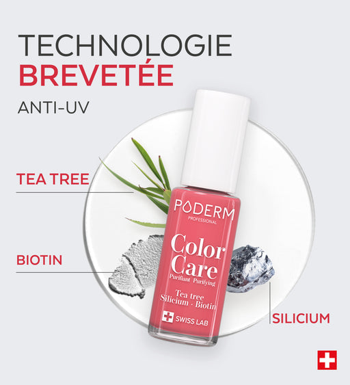 Vernis Color Care Tea Tree - Rose Corail