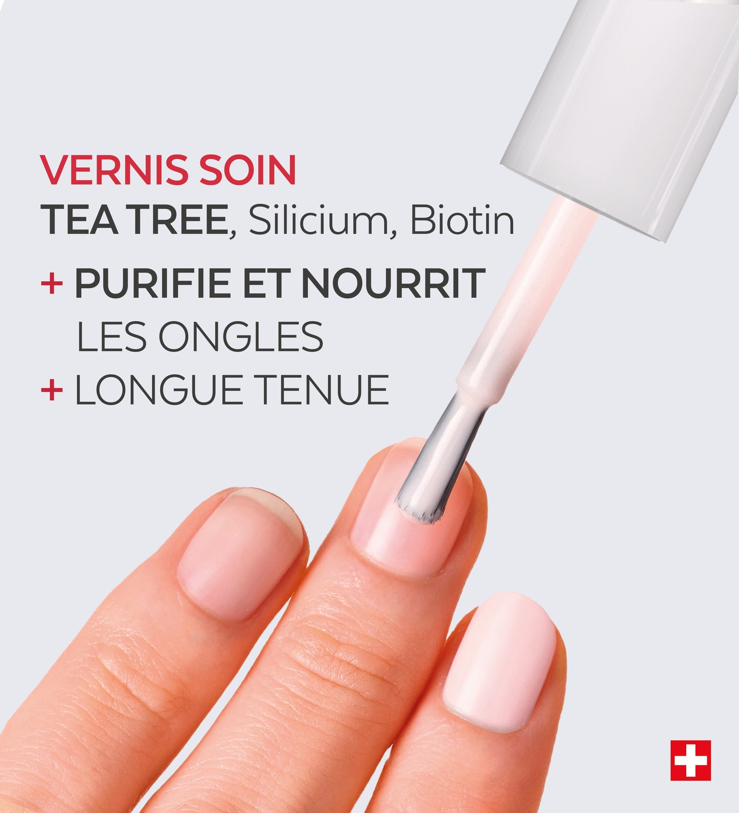 Vernis Color Care Tea Tree - Rose Poudré