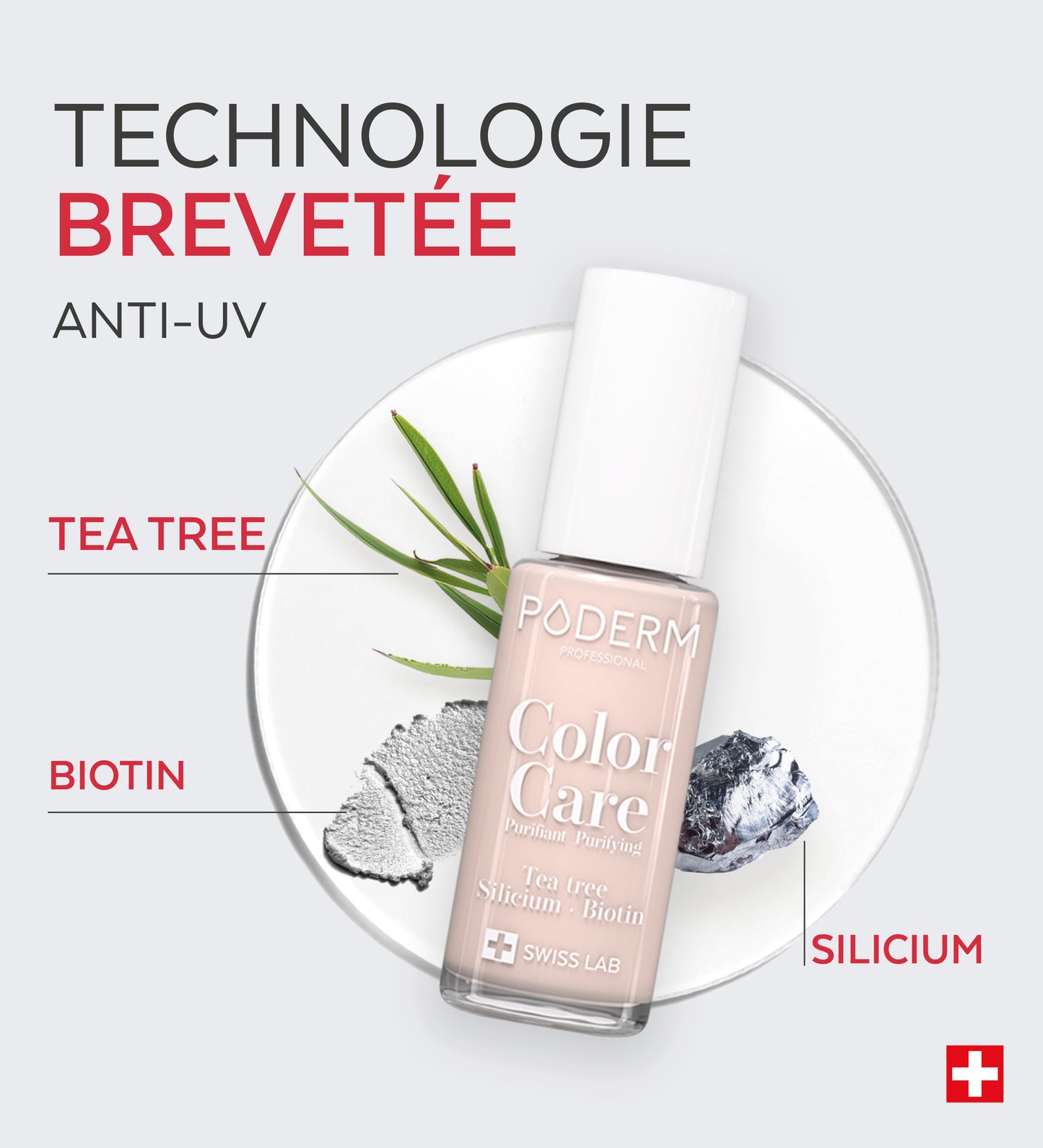 Vernis Color Care Tea Tree - Rose Poudré