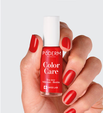 Vernis Color Care Tea Tree - Rouge Cerise