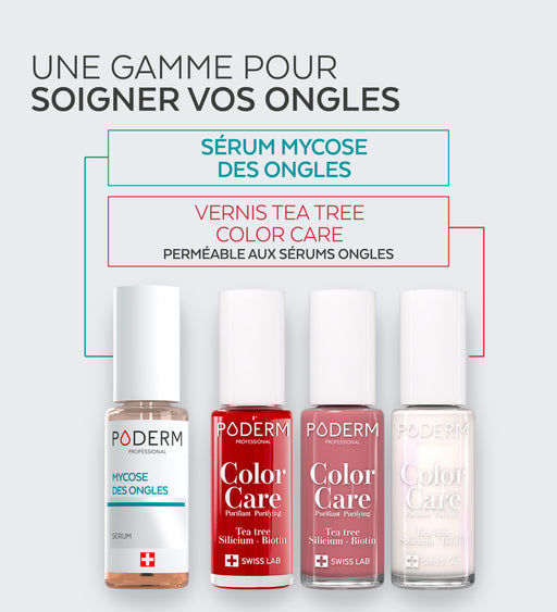 Vernis Color Care Tea Tree - Rouge Cerise
