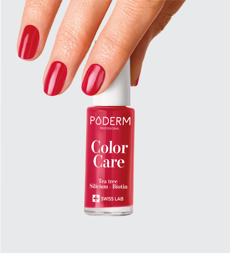 Nagellack Color Care Teebaum - Rosenrot