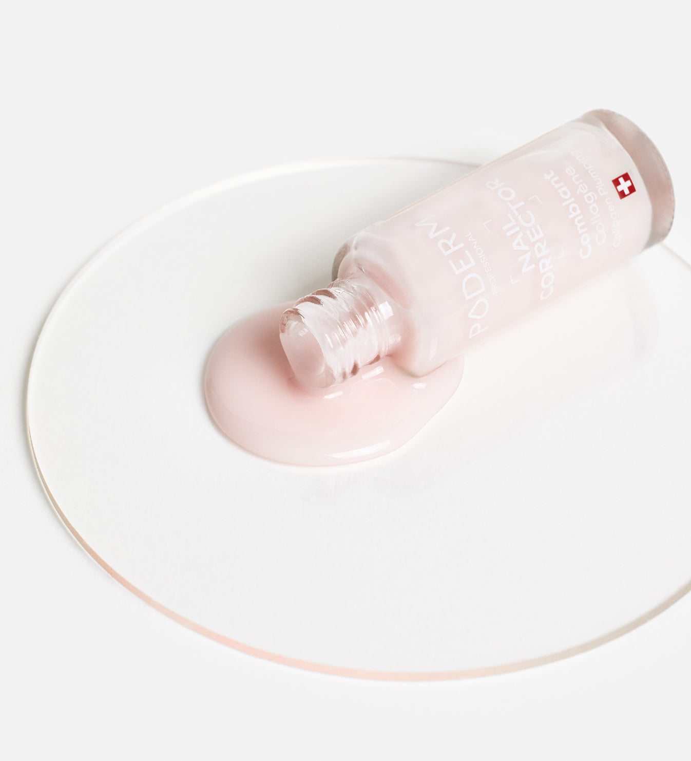 Texture du vernis Nail Corrector comblant collagène Poderm