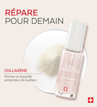 Actif collagène du vernis Nail Corrector comblant collagène Poderm