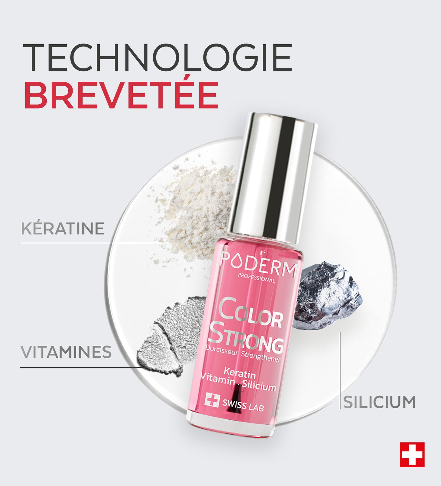 Vernis Color Strong Durcisseur - Gloss éclat