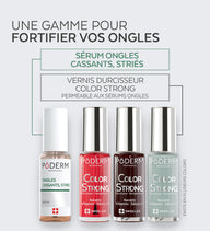 Vernis Color Strong Durcisseur - Rouge noir