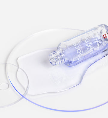 Texture du vernis Nail Corrector déjaunissant citron Poderm