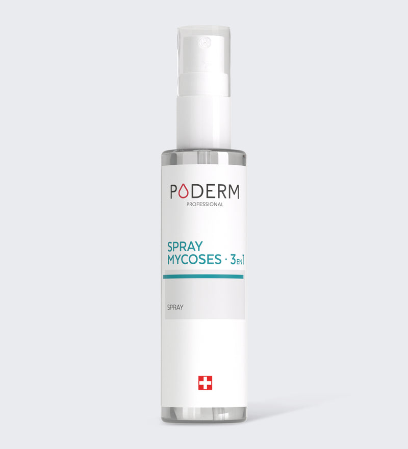 Spray mycoses 3 en 1 Poderm au tea tree flacon pompe