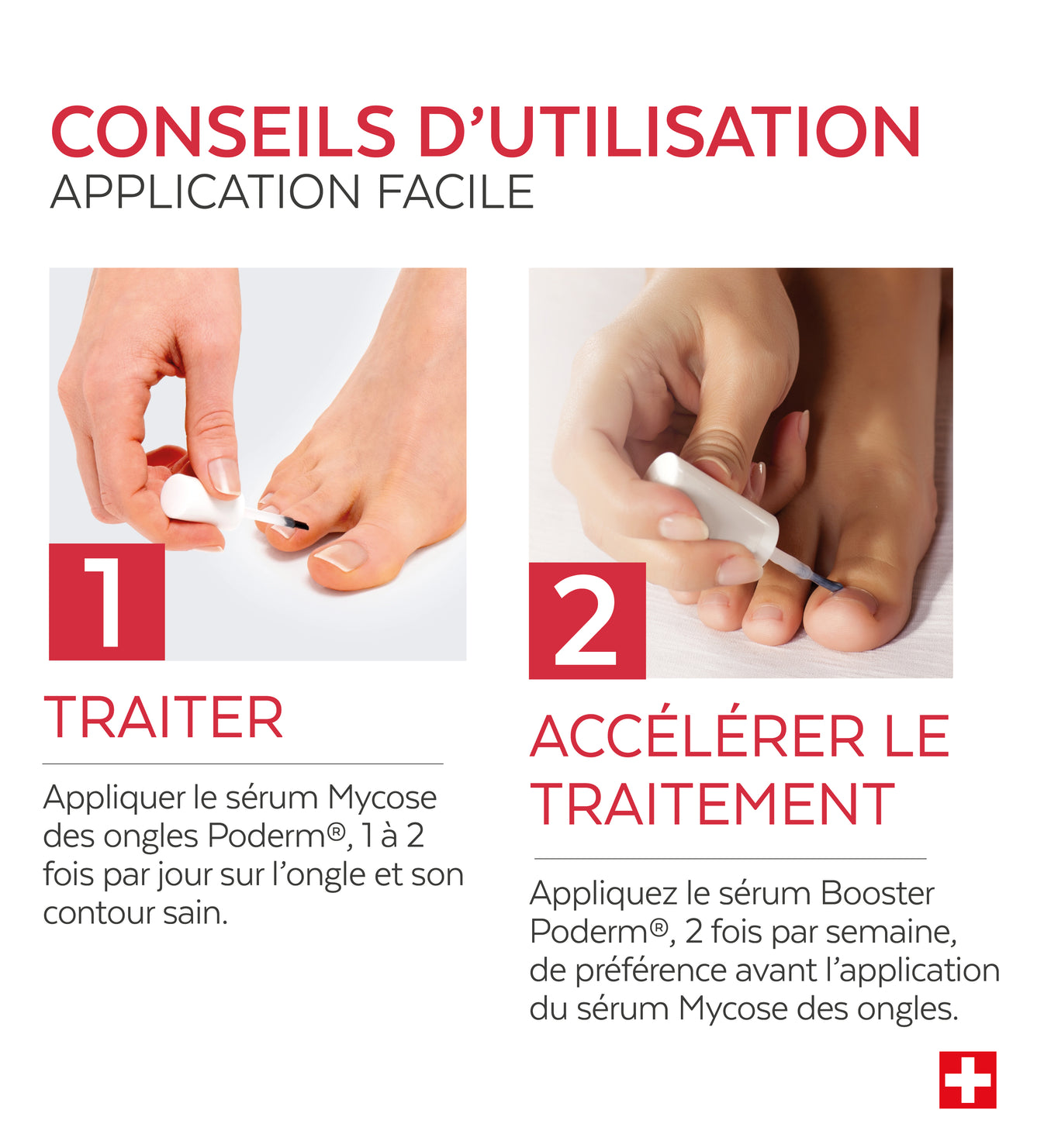 Technologie brevetée du booster mycoses difficiles Poderm 100% naturel