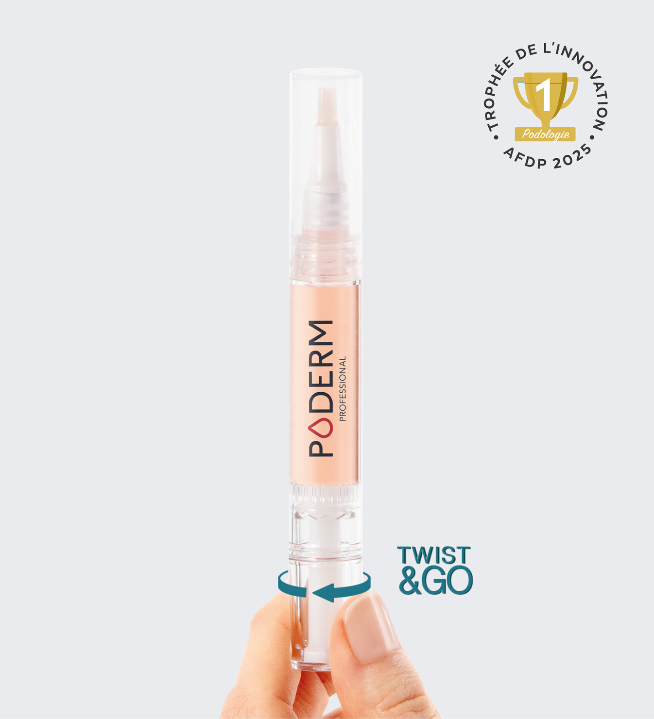 Stylo Twist & Go mycose des ongles Poderm au tea tree