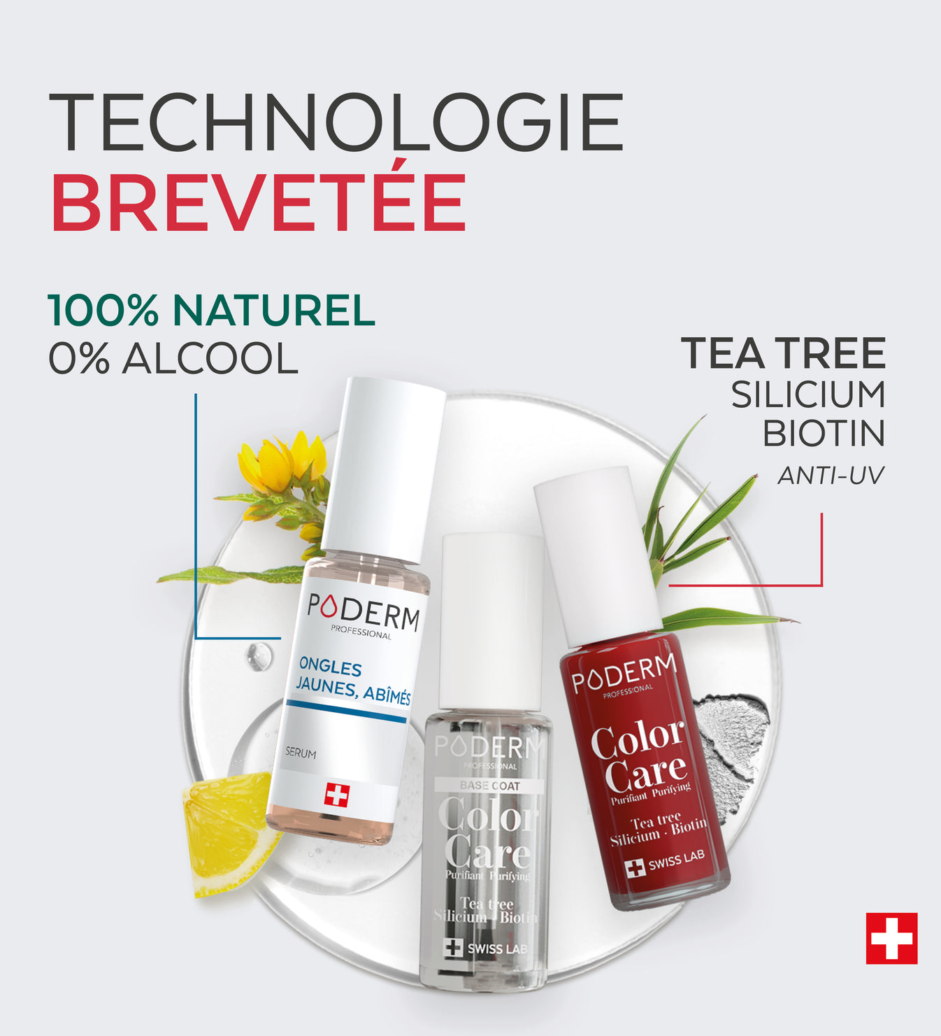Trio Ongles Jaunes - Vernis soin tea tree