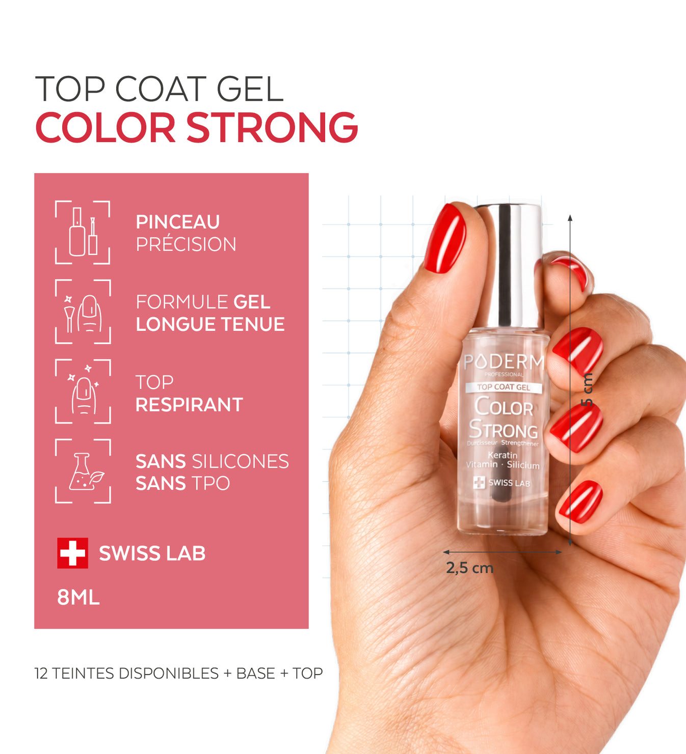 Top Coat Gel Color Strong Hardener