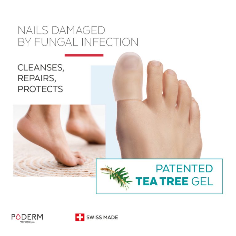 Cap with patented Tea Tree gel - Fungal nails - Poderm